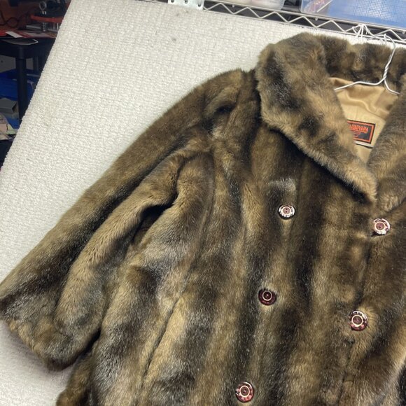 Sirbain Intl. Montreal Fur Heavy Parka Winter Coat Women's Canada Made Read - Picture 2 of 14